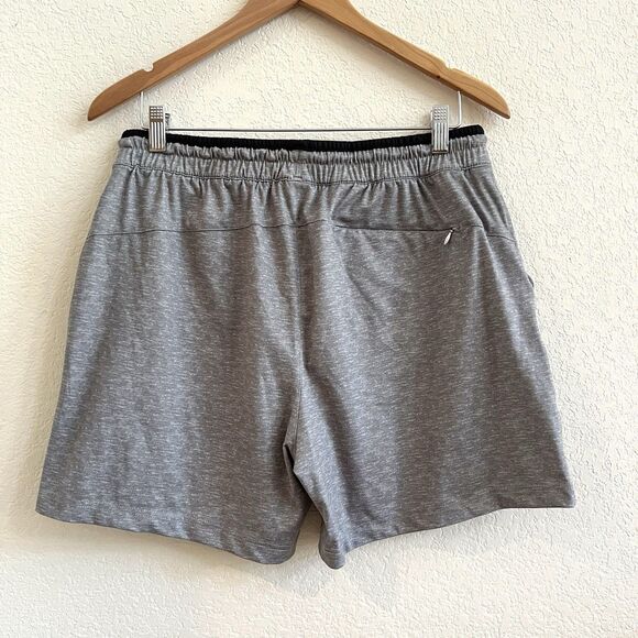 Chubbies Heathered Grey Soft Stretchy Drawstring Athletic Shorts 5.5 Inseam Sz L - Picture 2 of 9
